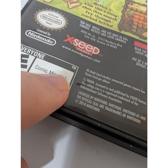 Ivy The Kiwi Nintendo DS COMPLETE CIB Authentic USA Version Tested - Picture 5 of 5